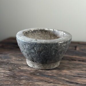 Vintage Stone Salt Mortar